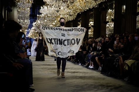 climate activists louis vuitton|Louis Vuitton fashion show 2022.